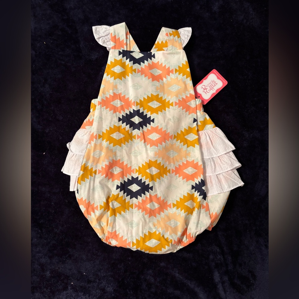 RicRac & Ruffles 3T Bubble NWT